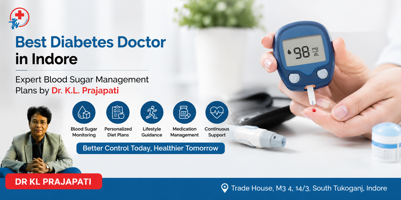 Best Diabetes Doctor in Indore: Expert Blood Sugar Management Plans by Dr. K.L. Prajapati