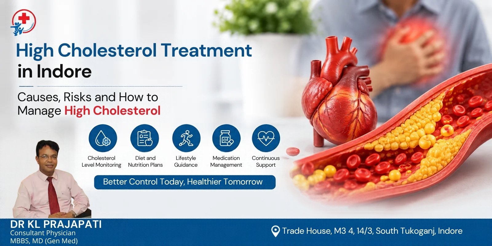 High Cholesterol Treatment in Indore: Causes, Risks and How to Manage High Cholesterol